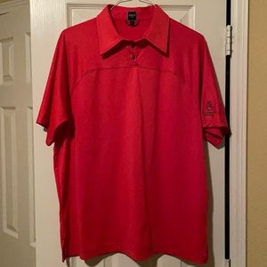 Red Golf polyester polo